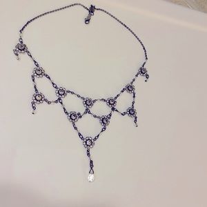 Black and Crystal necklace